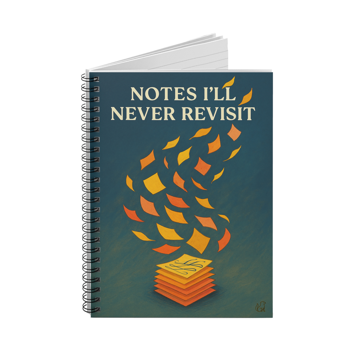 Notes I’ll Never Revisit Spiral Notebook, Ruled Line