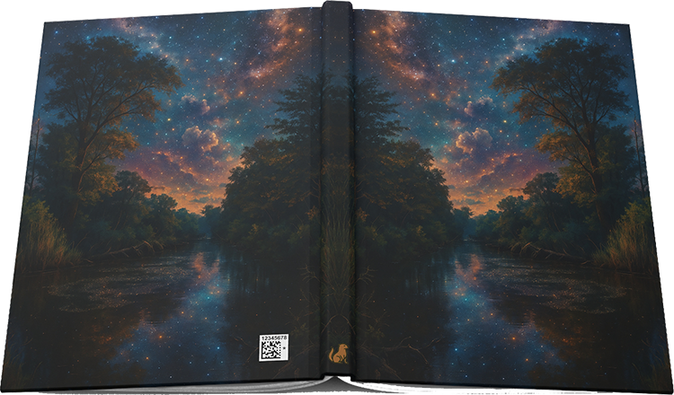Starlit Canopy Hardcover Journal, Ruled Line